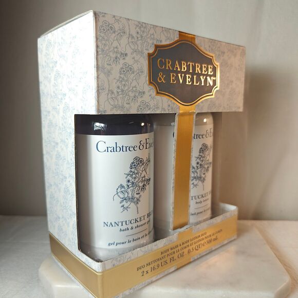 Crabtree & Evelyn BODY WAH & BODY LOTION NANTUCKET BRIAR 500ML*2 - Picture 2 of 3